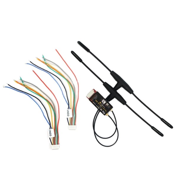 FrSky R9Slim+ OTA ACCESS 900MHz Long Range 6 PWM Outputs with Dual T Antennas Support S.Port / F.Port for RC Drone